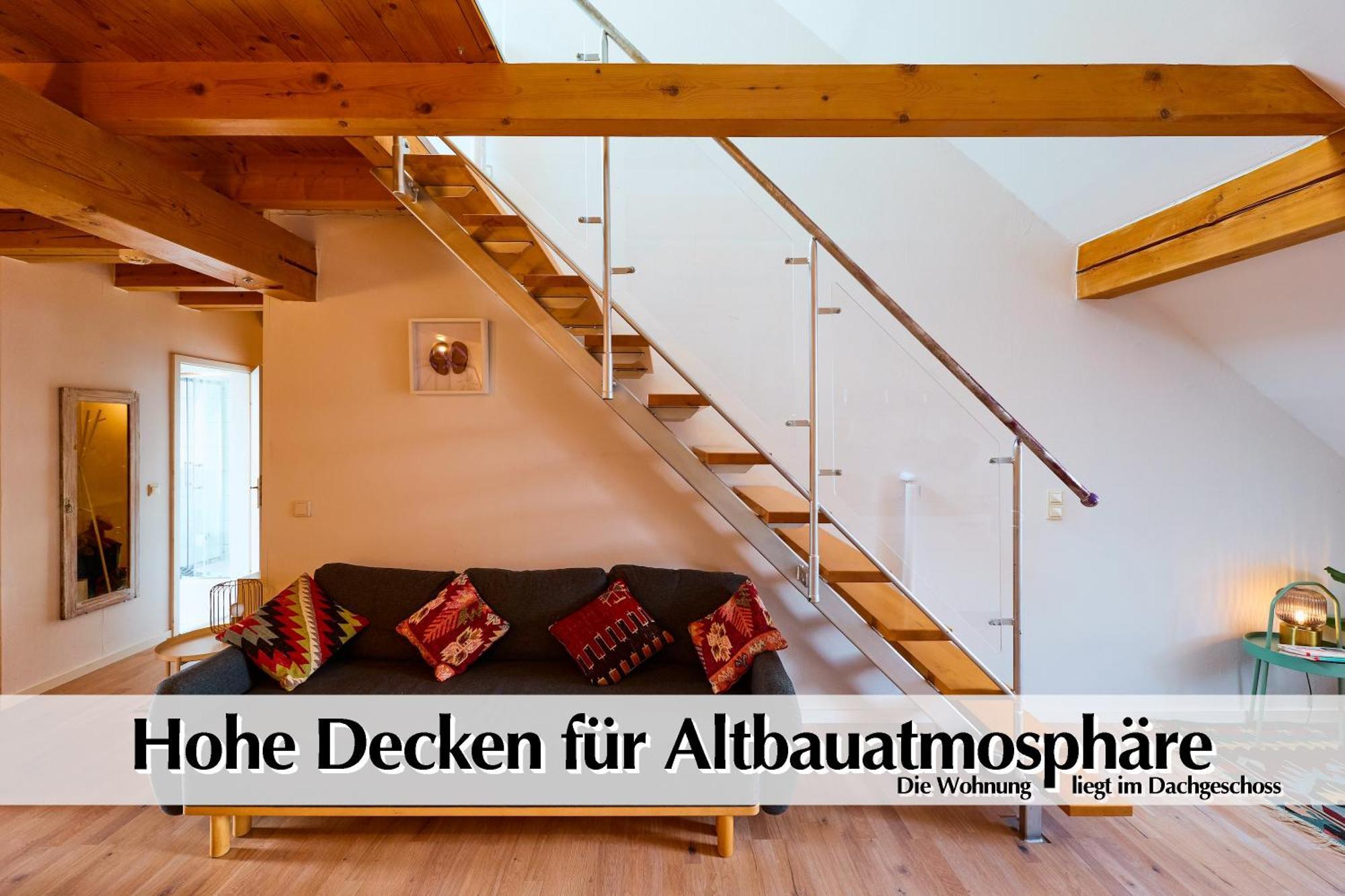 Moderne 72qm Maisonette Wohnung zentral im Herzen Erfurts Exterior foto