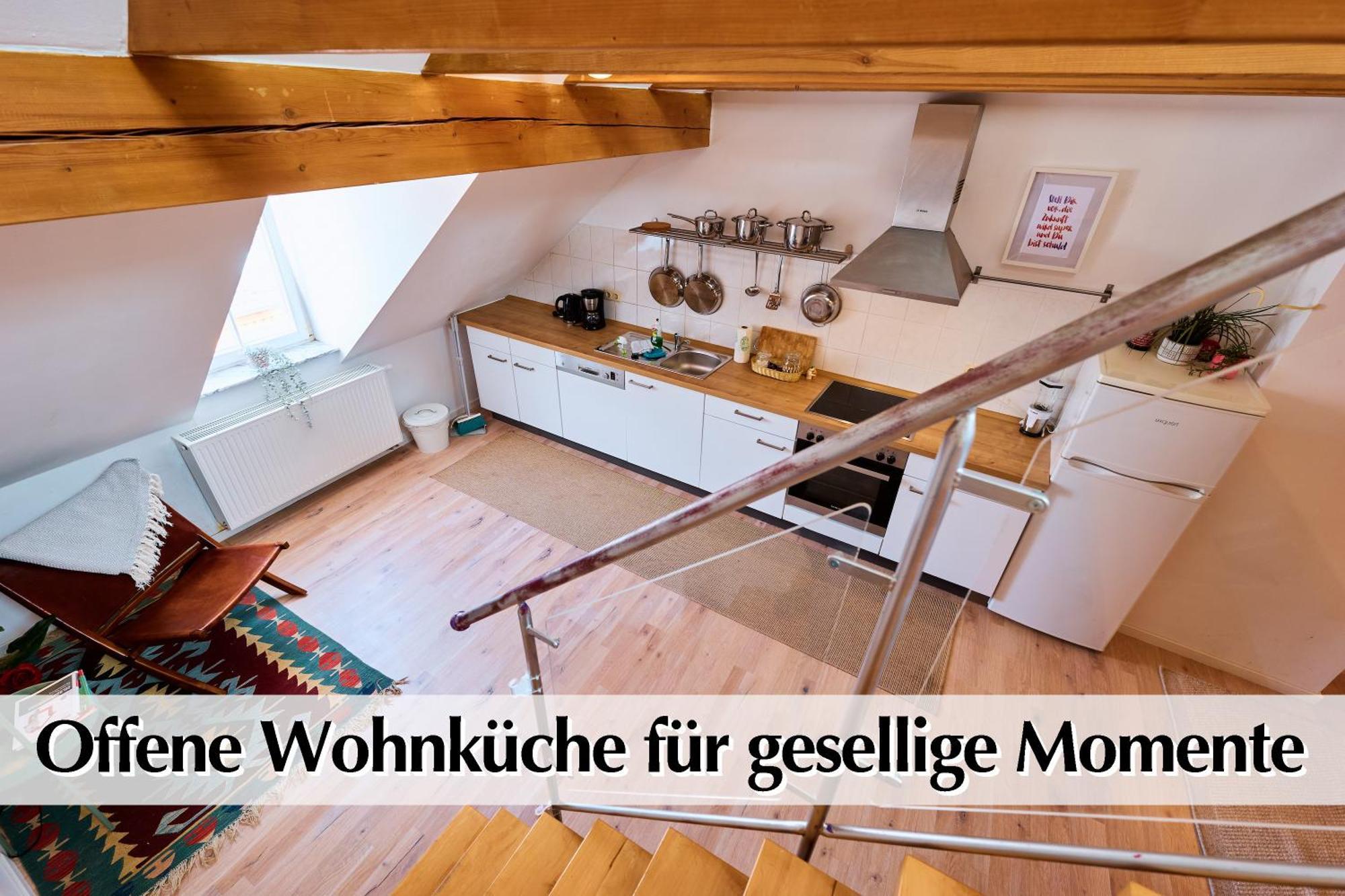 Moderne 72qm Maisonette Wohnung zentral im Herzen Erfurts Exterior foto